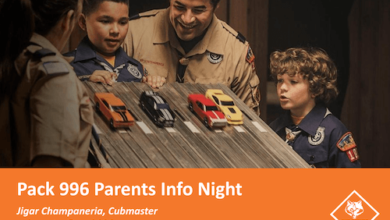 Parant Info Night – More about joining scouts!